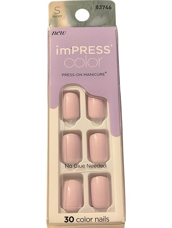 imPRESS Other - imPRESS Color Press-On Manicure - Short, Light Pink, 30 Nails